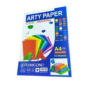 12 ورقة رسم A4 باكيت لون واحد