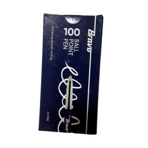 قلم جاف برافو 100 ازرق