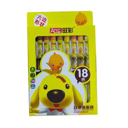 الوان شمع 18 لون لوكس صفراء