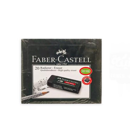 استيكة فيبر كاسيل اسود 20 قطعة