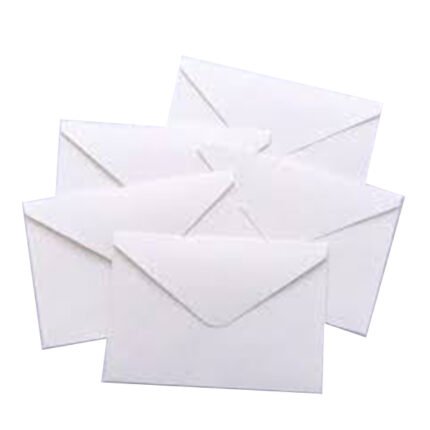 ظرف ابيض صغير 7*10سم