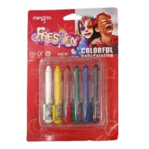 الوان شمع وجه 6 لون