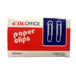 دبوس ورق مشبك فضي 5سم DL ( 100 )