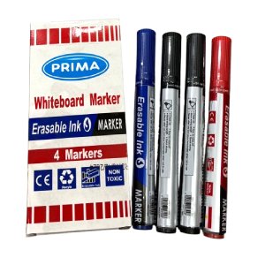 طقم بريما وايت بورد 4 قلم