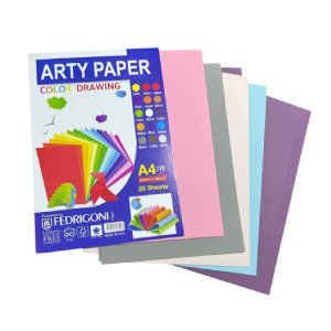 20 ورقة رسم ملون A4 باكيت