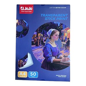 ستيكر شفاف 50 شيت A4